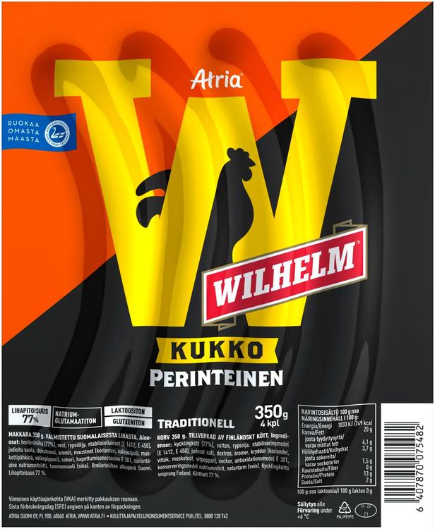 Atria Wilhelm Kukko Perinteinen 350g