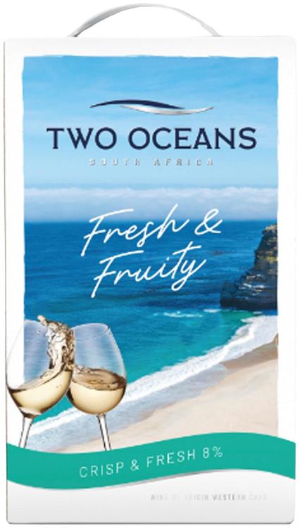 Two Oceans Fresh & Fruity white 8% 2L