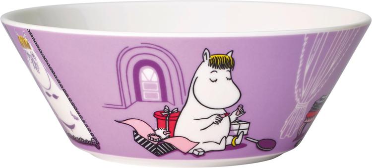 Moomin Arabia Muumi Niiskuneiti kulho 15 cm liila