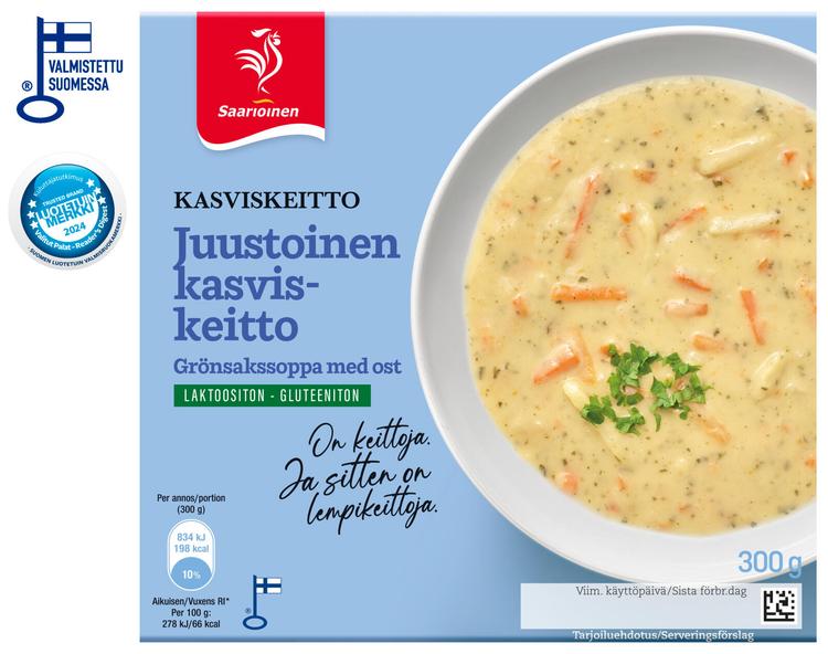 Saarioinen Juustoinen kasviskeitto 300g