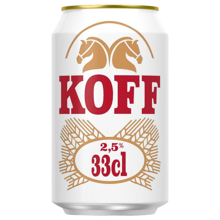 Koff gluteeniton Lager olut 2,5 % tölkki 0,33 L