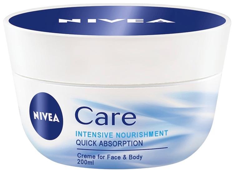 NIVEA 200ml Care Nourishing Cream -kosteusvoide