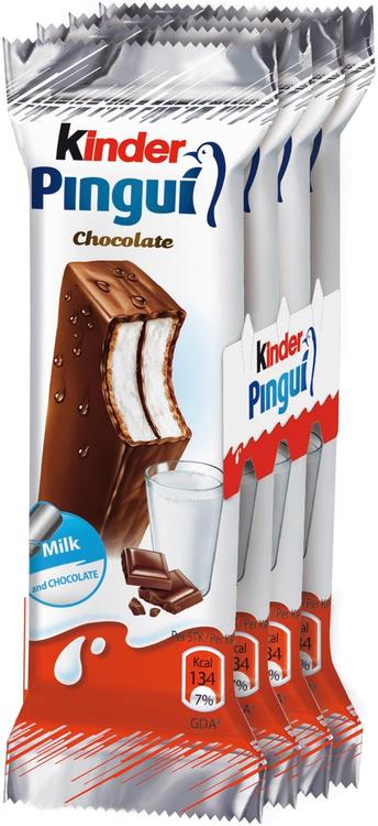 Kinder Pingui kylmävälipala suklaapäällysteellä 4x30g