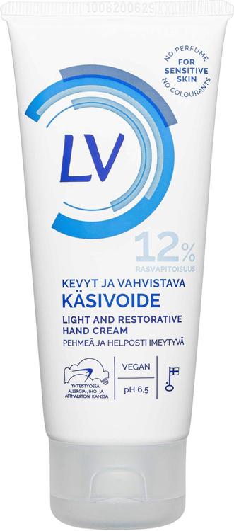 LV 100ml kevyt ja vahvistava käsivoide