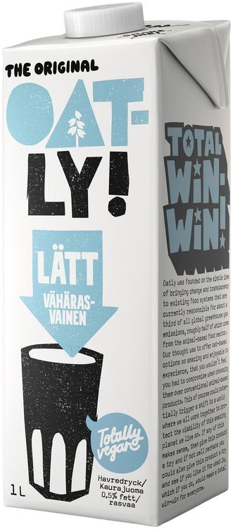 Oatly Kaurajuoma Vähärasvainen 1L