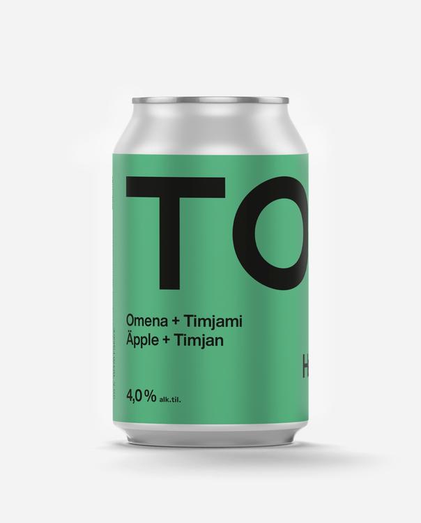 Tosi Hard Seltzer Long Drink Omena-Timjami 4,0% 33cl tölkki