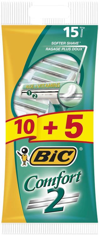 BIC varsiterä Comfort 2 10+5-pack