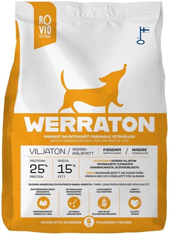 Rovio Pet Foods Werraton Viljaton 5 kg