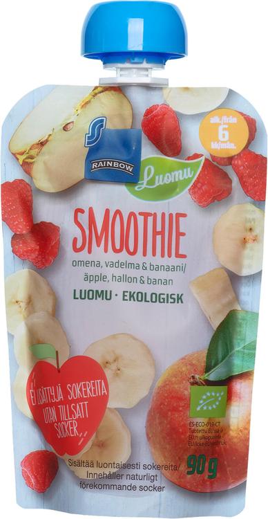 Rainbow luomu hedelmäsmoothie 90g