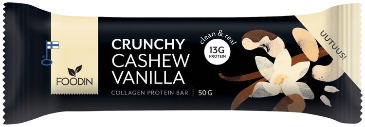 Foodin Collagen Protein Bar Cashew-Vanilla 50g