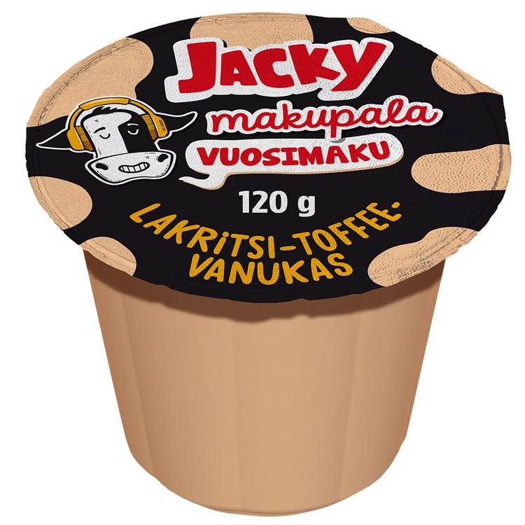 Jacky Makupala vuosimaku lakritsi-toffee vanukas 120g