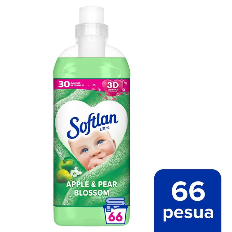 Softlan Ultra Apple & Pear Blossom huuhteluaine 1000ml