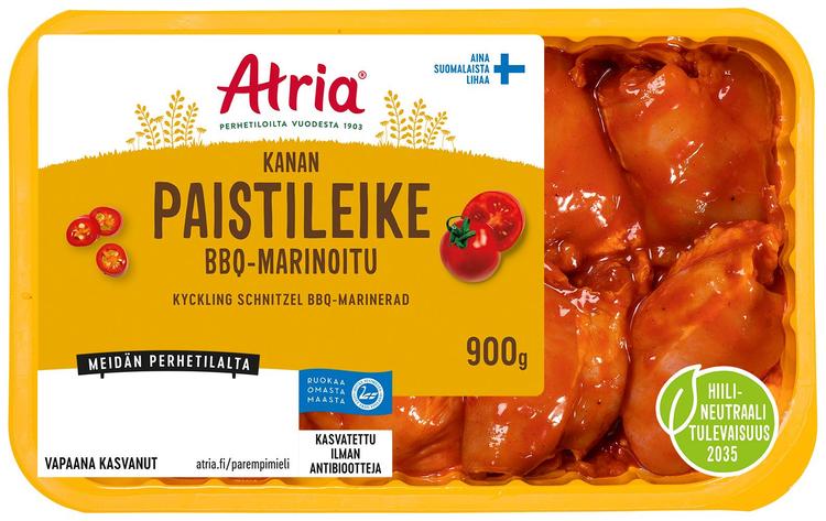 Atria Kanan Paistileike BBQ-marinoitu 900g