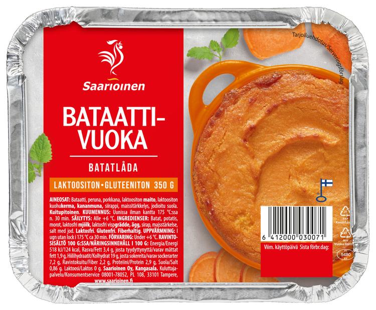 Saarioinen Bataattivuoka 350g