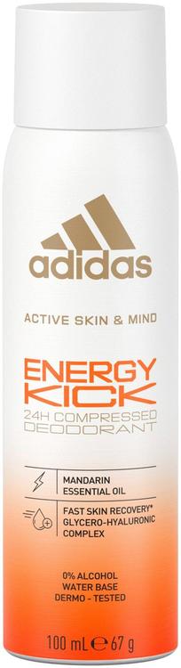 Adidas Energy Kick Compressed Deo Spray 100 ml, unisex