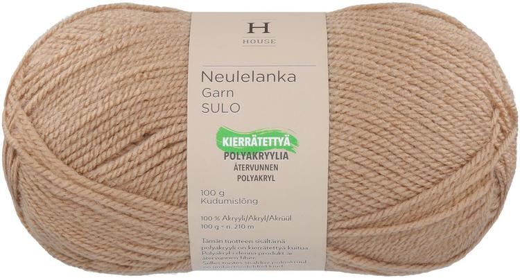 House neulelanka akryyli Sulo 100 g Taupe 257