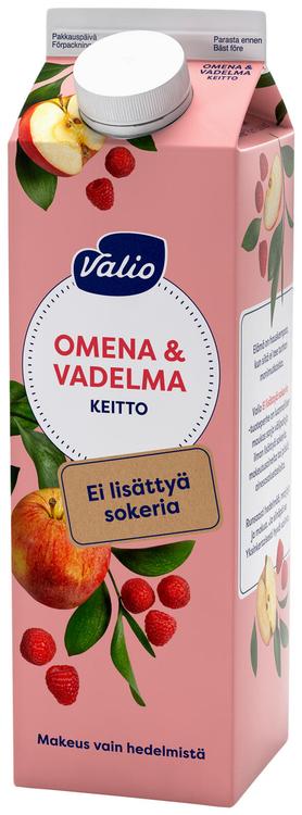 Valio omena-vadelmakeitto 1 kg ei lisättyä sokeria, makeutusaineeton