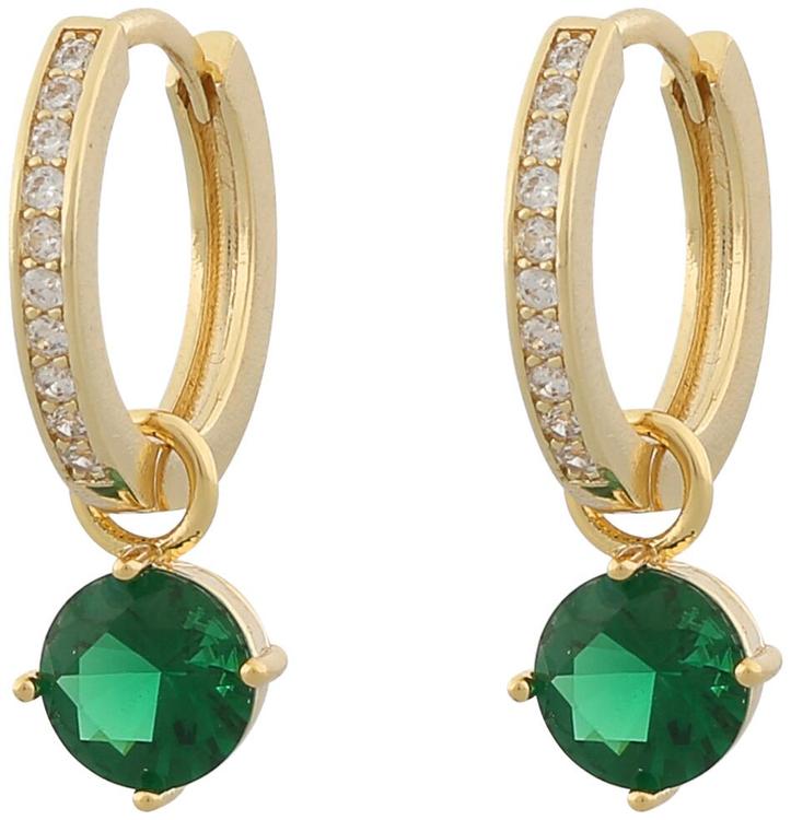 Rola korvakoru round ring ear g/green