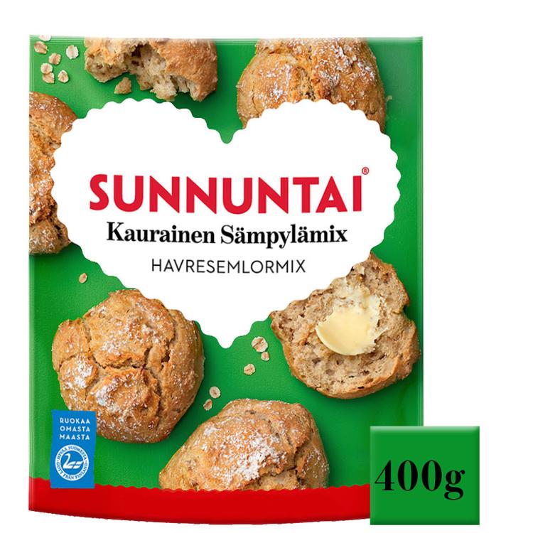 Sunnuntai 400g kaurasämpylämix