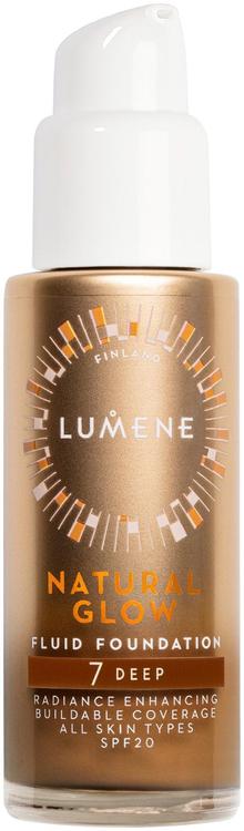 Lumene Natural Glow Heleyttävä meikkivoide SK20 7 Deep 30 ml