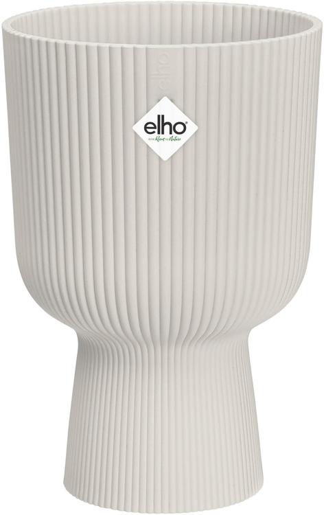 Elho korotettu ruukku vibes coupe 14cm luonnonvalkoinen