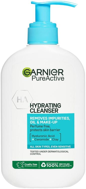 Garnier SkinActive PureActive Hydrating Cleanser kosteuttava puhditusgeeli epäpuhtaalle iholle 250ml