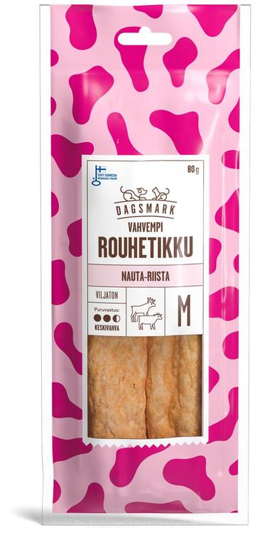 Dagsmark Rouhetikku nauta-riista M, 80 g