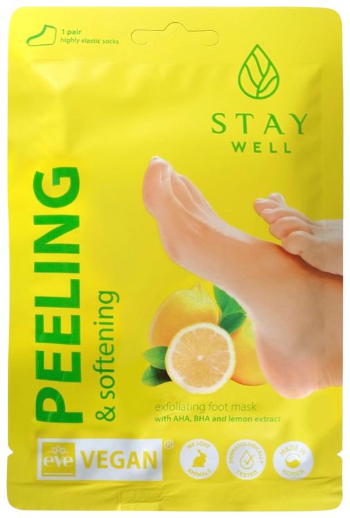 STAY Well Peeling & Softening Foot Mask LEMON