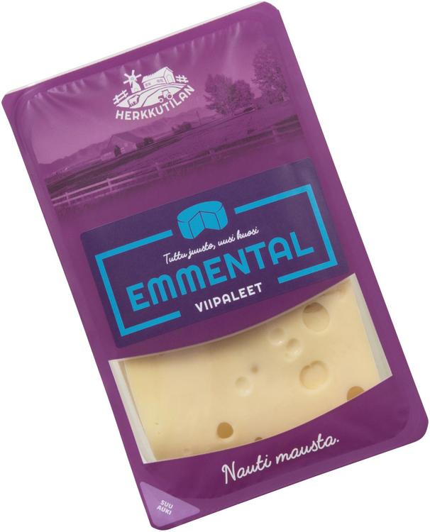 Herkkutilan viipaloitu Emmental laktoositon 400g