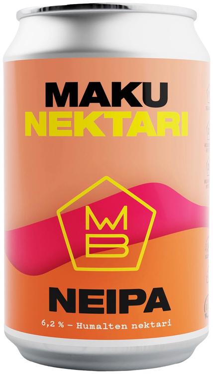 Maku Brewing Nektari NEIPA 6,2% olut 0,33l tölkki