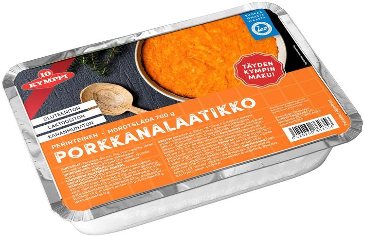 Kymppi 700 g Porkkanalaatikko pakaste