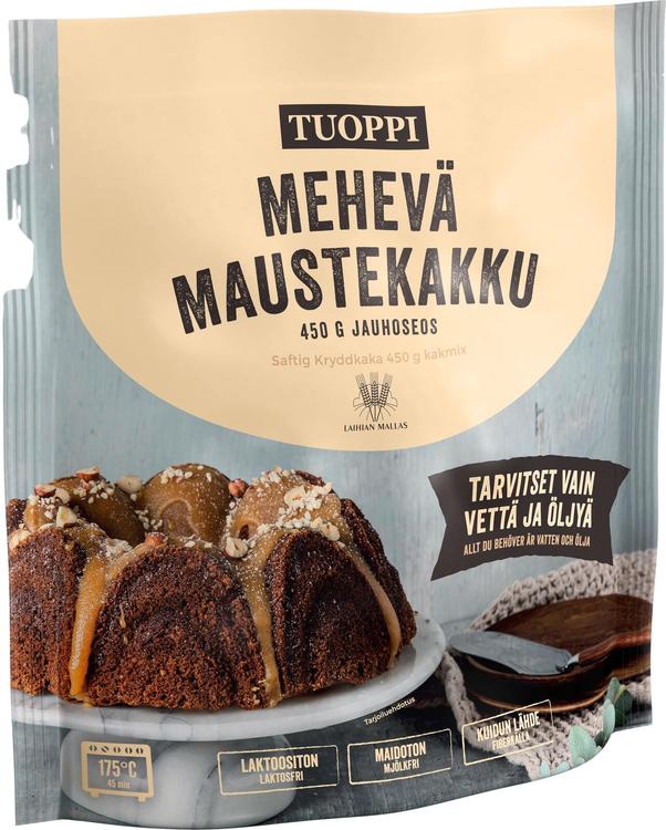 Tuoppi Mehevä Maustekakku 450 g jauhoseos laktoositon