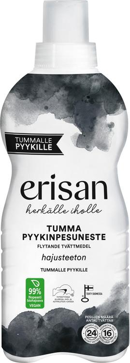 Erisan hajusteeton tumma pyykinpesuneste 850 ml