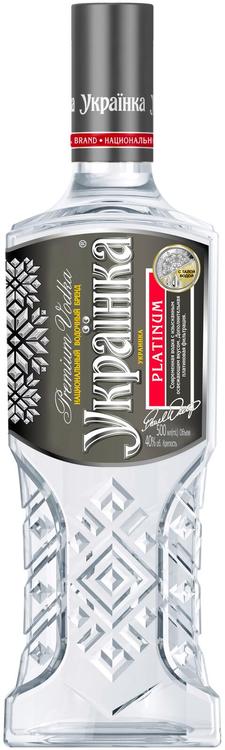 Ukrainka Platinum Vodka 40%vol 500ml