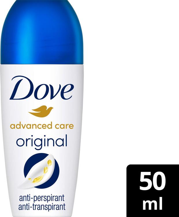 Dove 72h Advanced Care Original Antiperspirantti Deodorantti Roll-on mukana kosteusvoide 50 ml