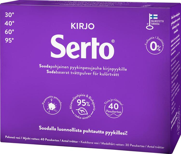 Serto 1,35kg Kirjo Pyykinpesujauhe