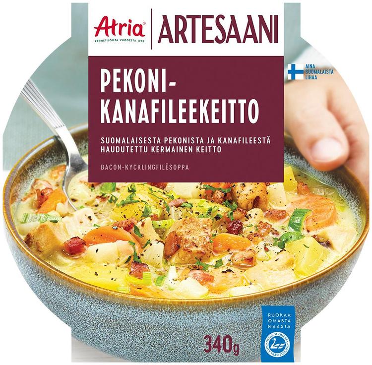 Atria Artesaani Pekoni-Kanafileekeitto 340g