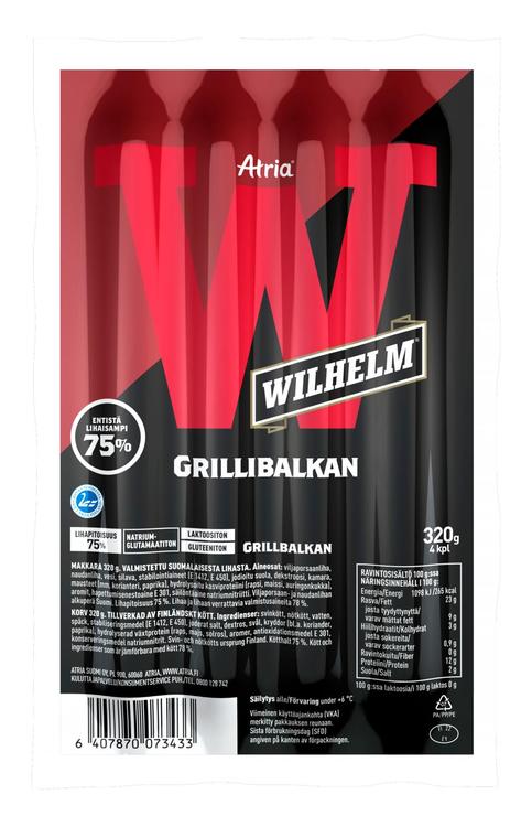 Atria Wilhelm Grillibalkan 320g