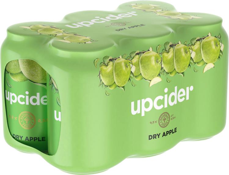 6 x Upcider Dry Apple siideri 4,7% 0,33 l