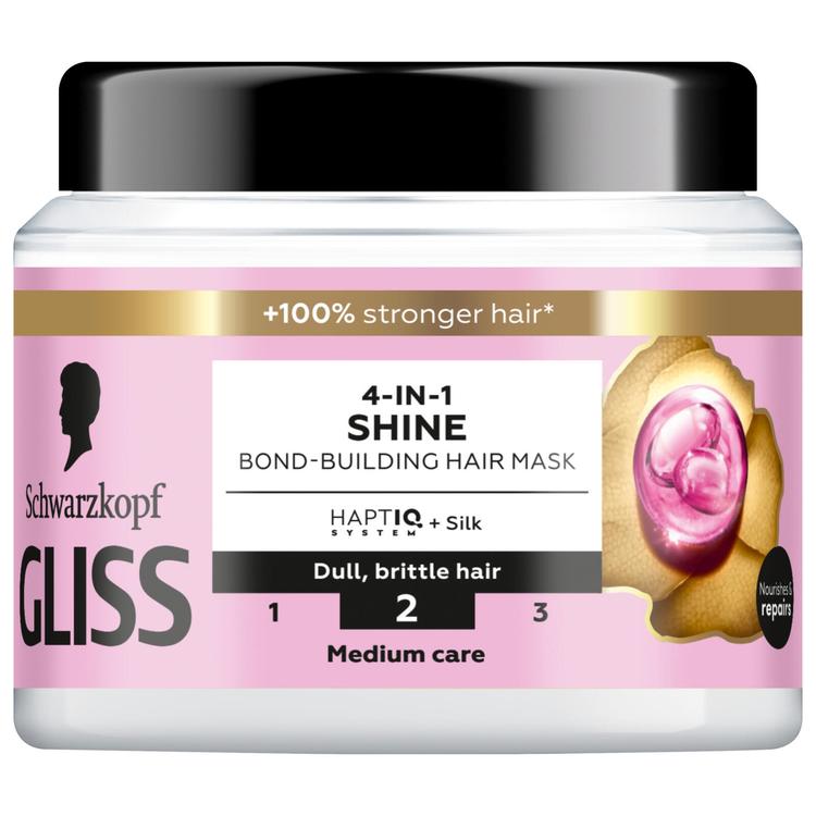 Schwarzkopf Gliss 4-in-1 Shine syvähoito 400 ml