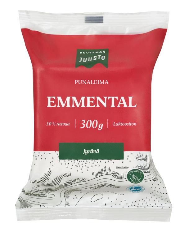 Kuusamon Juusto punaleima Emmental 300 g