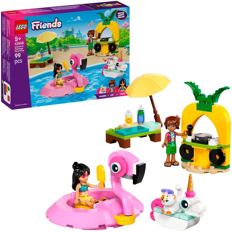 LEGO® Friends 42658 Allasbileet – Yksisarvinen ja flamingo