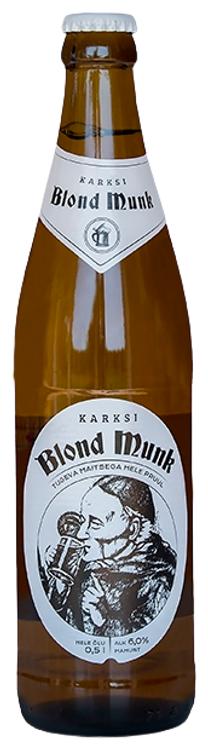 Karksi Blond Munk õlu 6%vol 500ml