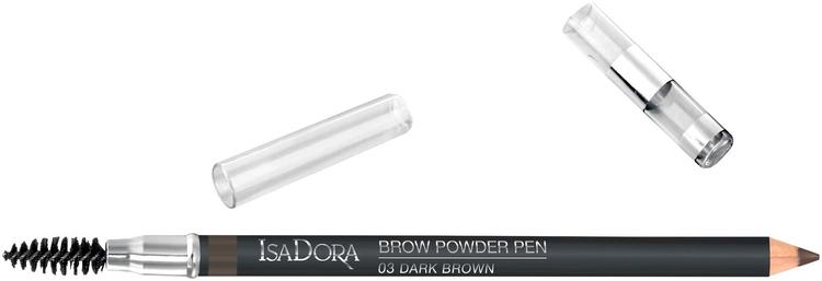 IsaDora Brown Powder Pen Kulmakynä 03 Dark Brown