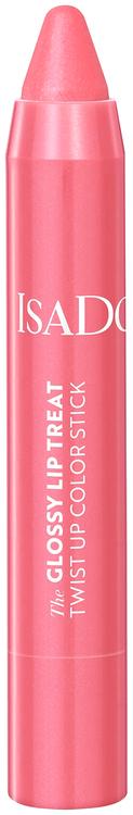 IsaDora Glossy Lip Treat Twist Up Color Stick 15, Sugar Crush 3,3 ml