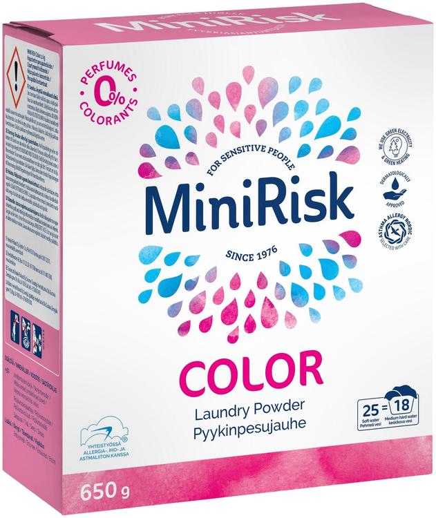 Mini Risk Color pyykinpesujauhe 650g