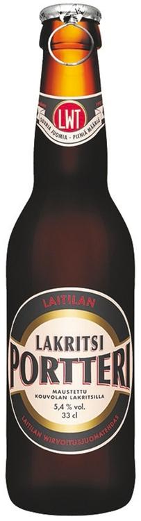 Laitilan Lakritsi Portteri 5,4% 0,33L olut