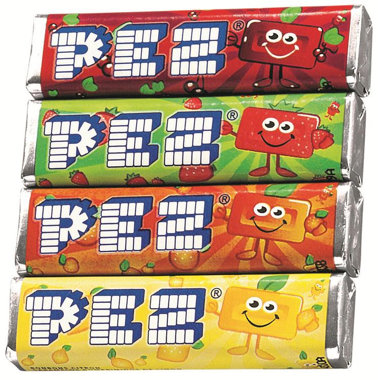 Pez 4x 8,5g -täyttöpakkaus