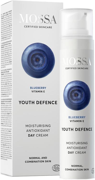 Mossa YOUTH DEFENCE Moisturising antioxidant päivävoide, 50ml