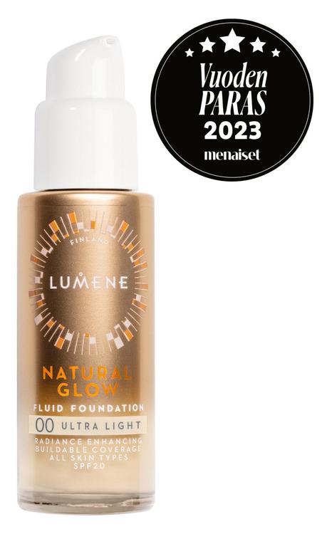 Lumene Natural Glow Heleyttävä meikkivoide SK20 00 Ultra Light 30 ml